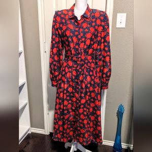 Vintage 80's dress and belt